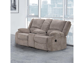 Cosimo Mocha Reclining Loveseat - Ornate Home