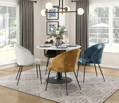 Cosimo Teal Side Chair (Set of 2) - Ornate Home