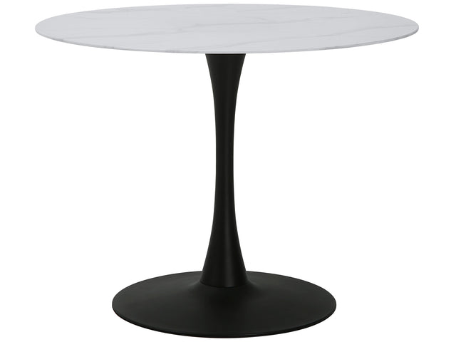 Cosimo White/Black Dining Table - Ornate Home