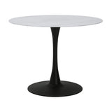 Cosimo White/Black Dining Table - Ornate Home