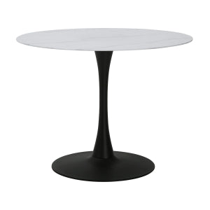 Cosimo White/Black Dining Table - Ornate Home