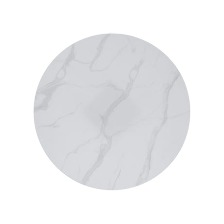 Cosimo White/Teal/Black 5-Piece Dining Table Set - Ornate Home