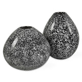 Cosmic Black/White Vases (Set of 2) - Ornate Home