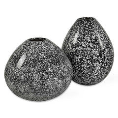 Cosmic Black/White Vases (Set of 2) - Ornate Home