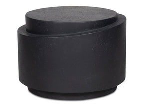 Cosmo Black Outdoor Accent Table - Ornate Home