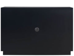 Cosmo Matte Black 48" Wide Two-Door Chest With Pyrite Texture - Ornate Home