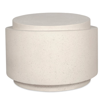 Cosmo Off White Outdoor Accent Table - Ornate Home