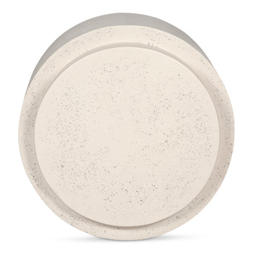 Cosmo Off White Outdoor Accent Table - Ornate Home
