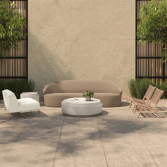 Cosmo Off White Outdoor Accent Table - Ornate Home