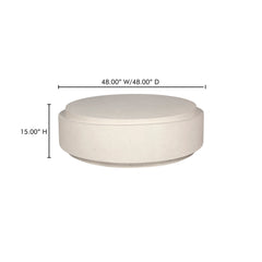 Cosmo Off White Outdoor Coffee Table - Ornate Home