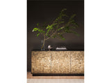 Cosmo Pyrite/Matte Black Credenza - Ornate Home