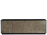Cosmo Pyrite/Matte Black Credenza - Ornate Home