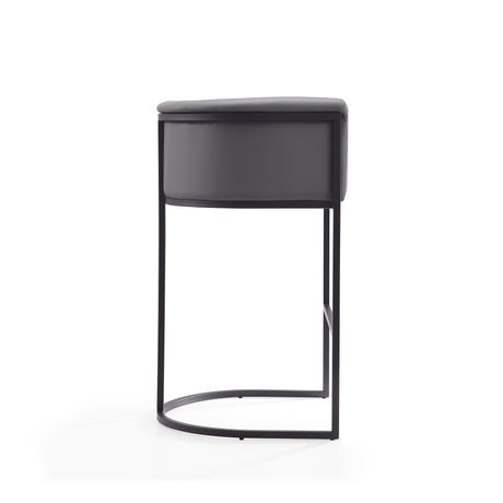 Cosmopolitan Barstool in Grey and Black - Ornate Home