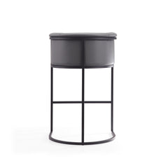 Cosmopolitan Barstool in Grey and Black (set of 3) - Ornate Home