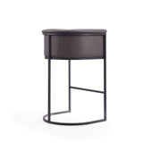 Cosmopolitan Barstool in Pebble and Black - Ornate Home