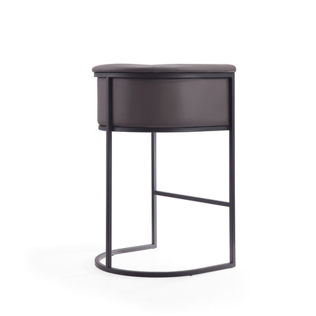 Cosmopolitan Barstool in Pebble and Black - Ornate Home