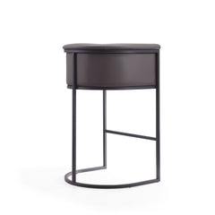 Cosmopolitan Barstool in Pebble and Black (set of 3) - Ornate Home