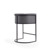 Cosmopolitan Counter Stool in Grey and Black - Ornate Home