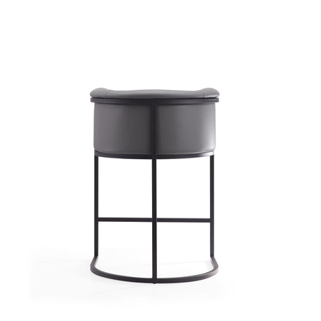 Cosmopolitan Counter Stool in Grey and Black - Ornate Home
