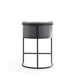 Cosmopolitan Counter Stool in Grey and Black (set of 3) - Ornate Home