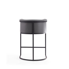 Cosmopolitan Counter Stool in Grey and Black (set of 3) - Ornate Home