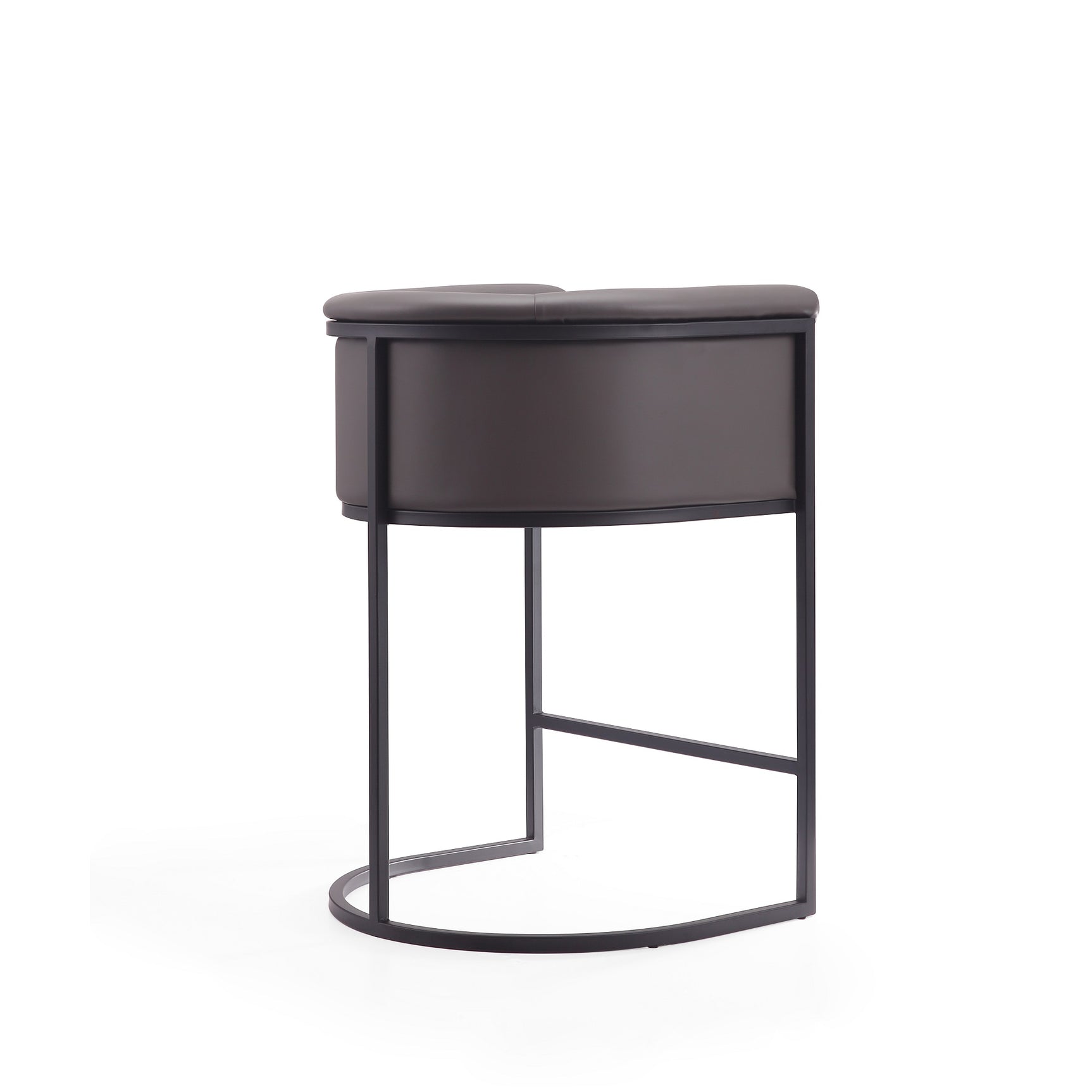 Cosmopolitan Counter Stool in Pebble and Black - Ornate Home