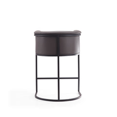 Cosmopolitan Counter Stool in Pebble and Black - Ornate Home