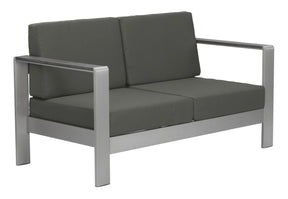 Cosmopolitan Dark Gray Outdoor Sofa - Ornate Home