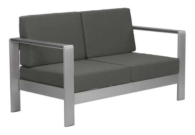 Cosmopolitan Dark Gray Outdoor Sofa - Ornate Home