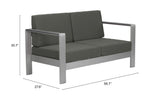 Cosmopolitan Dark Gray Sofa - Ornate Home