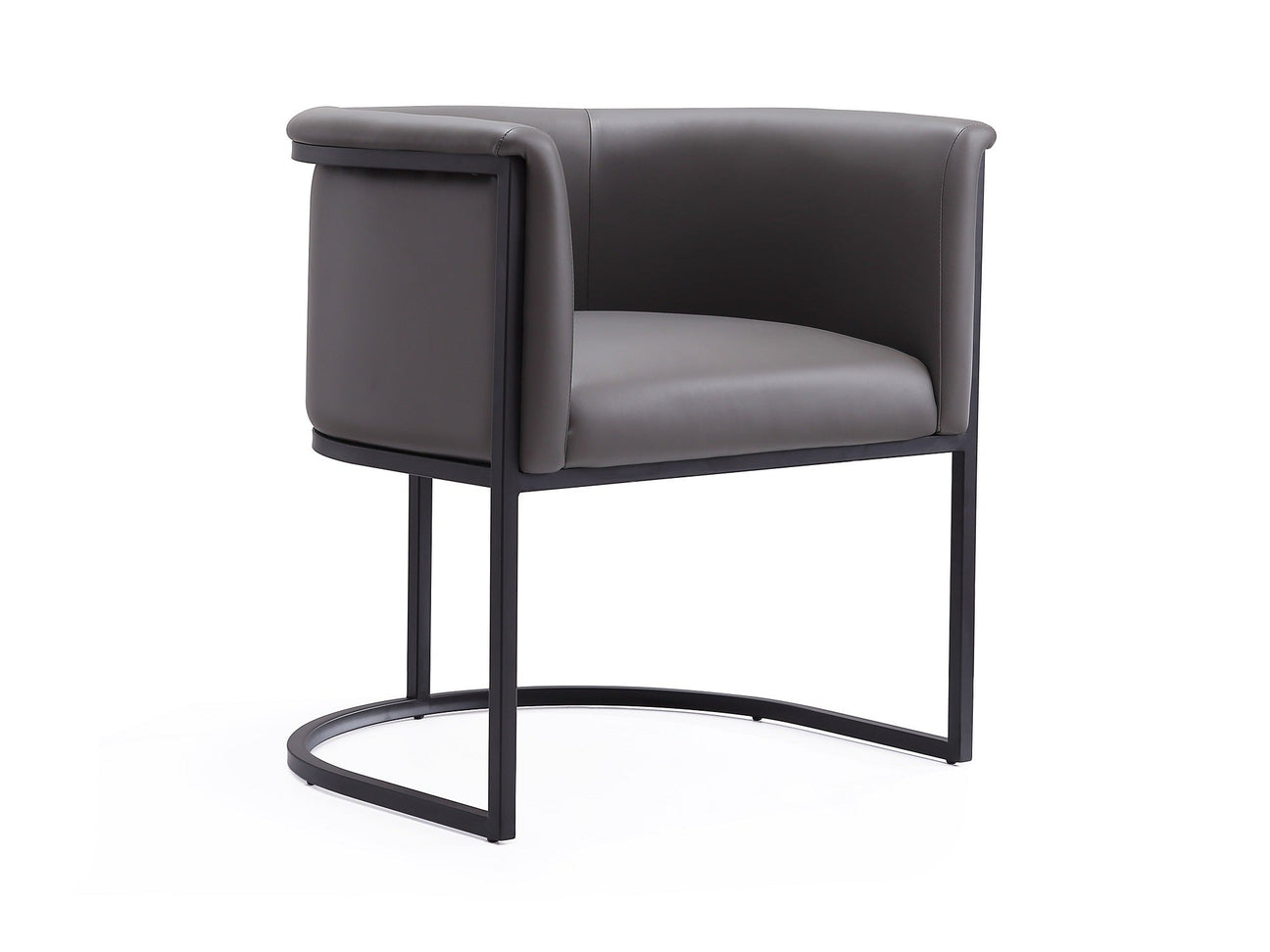 Cosmopolitan Dining Chair in Pebble and Black - Ornate Home