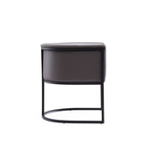Cosmopolitan Dining Chair in Pebble and Black - Ornate Home