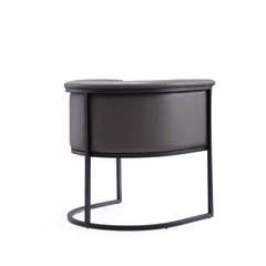 Cosmopolitan Dining Chair in Pebble and Black - Ornate Home