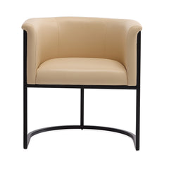 Cosmopolitan Dining Chair in Tan and Black (set of 2) - Ornate Home