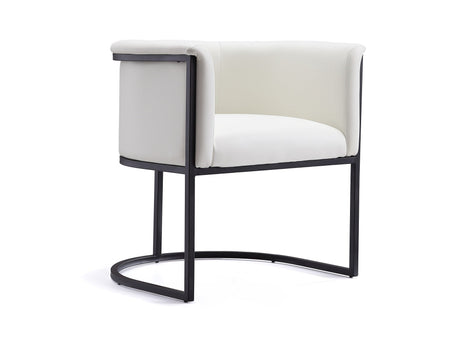 Cosmopolitan Dining Chair in White and Black - Ornate Home