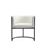 Cosmopolitan Dining Chair in White and Black (set of 2) - Ornate Home