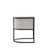 Cosmopolitan Dining Chair in White and Black (set of 2) - Ornate Home