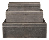 Cosmos Black Nesting Boxes (Set of 3) - Ornate Home