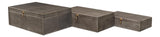 Cosmos Black Nesting Boxes (Set of 3) - Ornate Home