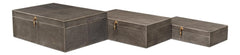 Cosmos Black Nesting Boxes (Set of 3) - Ornate Home