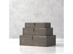 Cosmos Black Nesting Boxes (Set of 3) - Ornate Home