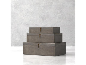 Cosmos Black Nesting Boxes (Set of 3) - Ornate Home