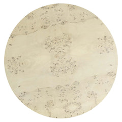 Cosmos Bleached 35" Round Burl Wood Coffee Table - Ornate Home