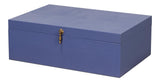 Cosmos Blue Nesting Boxes (Set of 3) - Ornate Home