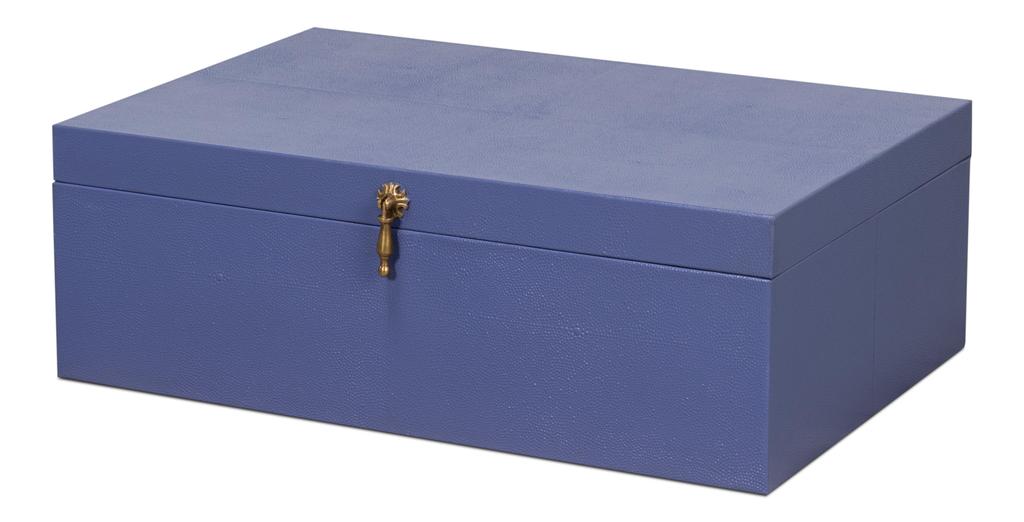 Cosmos Blue Nesting Boxes (Set of 3) - Ornate Home