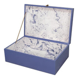 Cosmos Blue Nesting Boxes (Set of 3) - Ornate Home