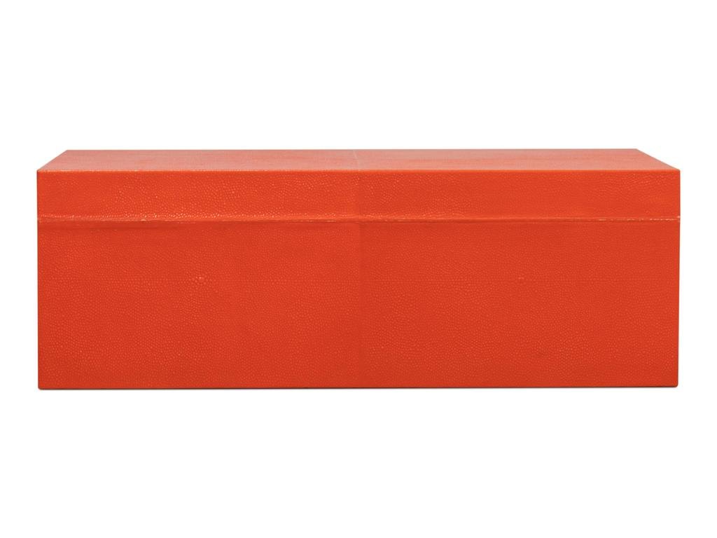 Cosmos Orange Nesting Boxes (Set of 3) - Ornate Home