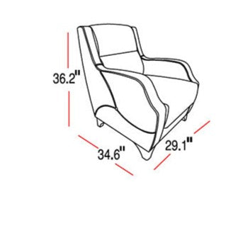 Costa Armony Brown Armchair - Ornate Home