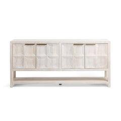 Costa Cream 4-Door Cabinet
