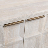Costa Cream 4-Door Cabinet